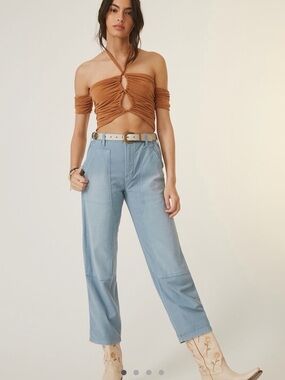 NWT Pilcro the roamer pants Anthropologie sky 27